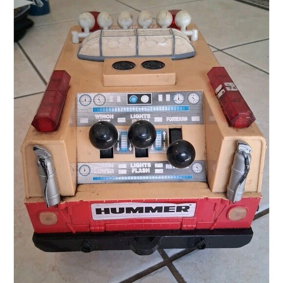 Vintage 2000 Tonka Fire Department Rescue Hummer Toy Truck Working Sounds Hasbro - Picture 4 of 6